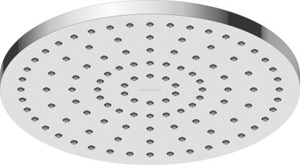 Duravit ducha con efecto lluvia 25x25 cm circular cromo UV0660018010