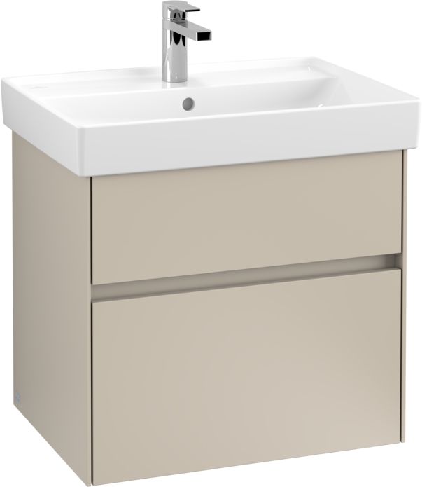 Villeroy & Boch Collaro armario 60.4x44.4x54.6 cm suspendido, para lavabo gris C00900VK