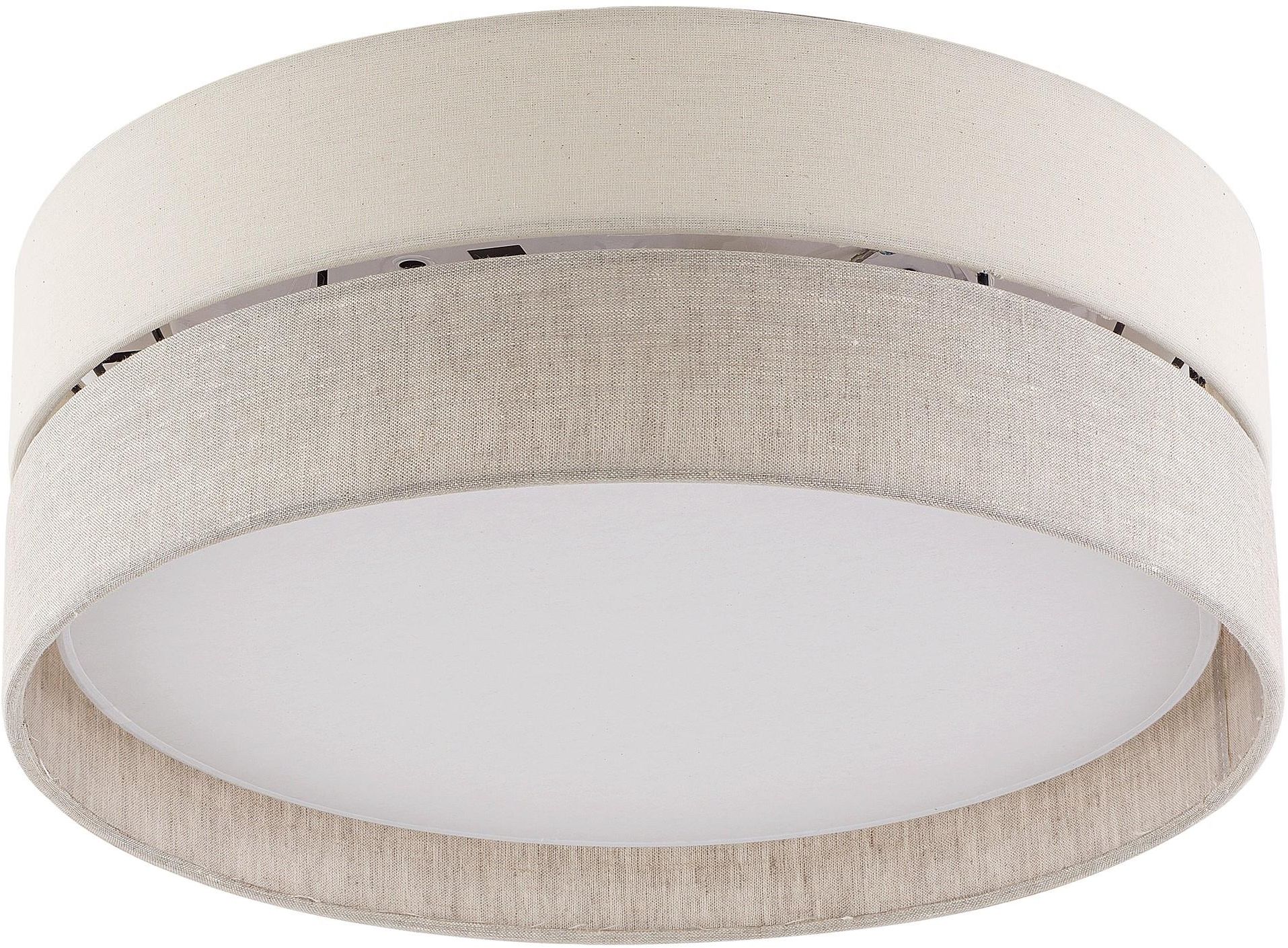 TK Lighting Eco plafón 3x15 W blanco-gris-beige 5775