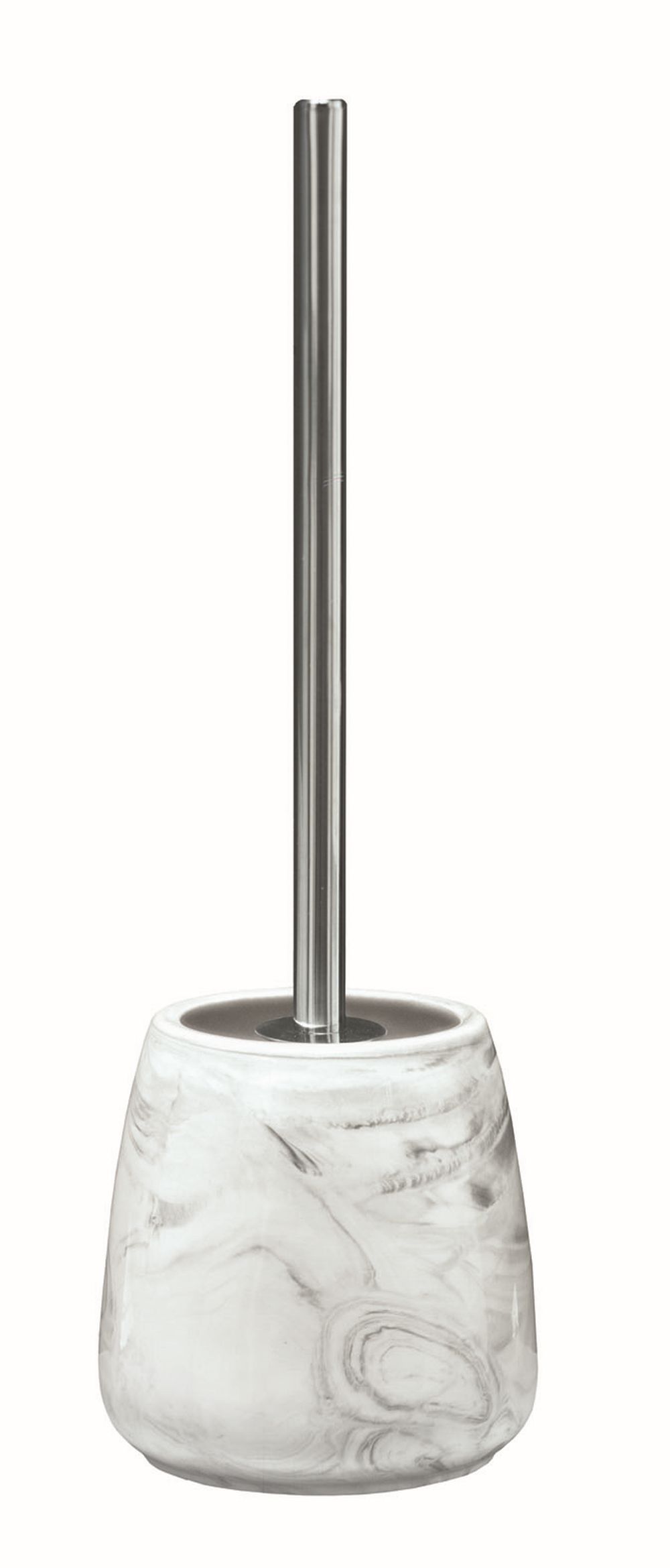 Kleine Wolke Marble escobilla de baño apoyado blanco-gris 5854901856
