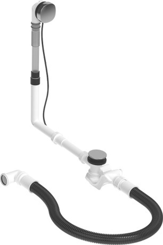 Duravit Quadroval kit de rebosadero para bañera cromo 792204000001000