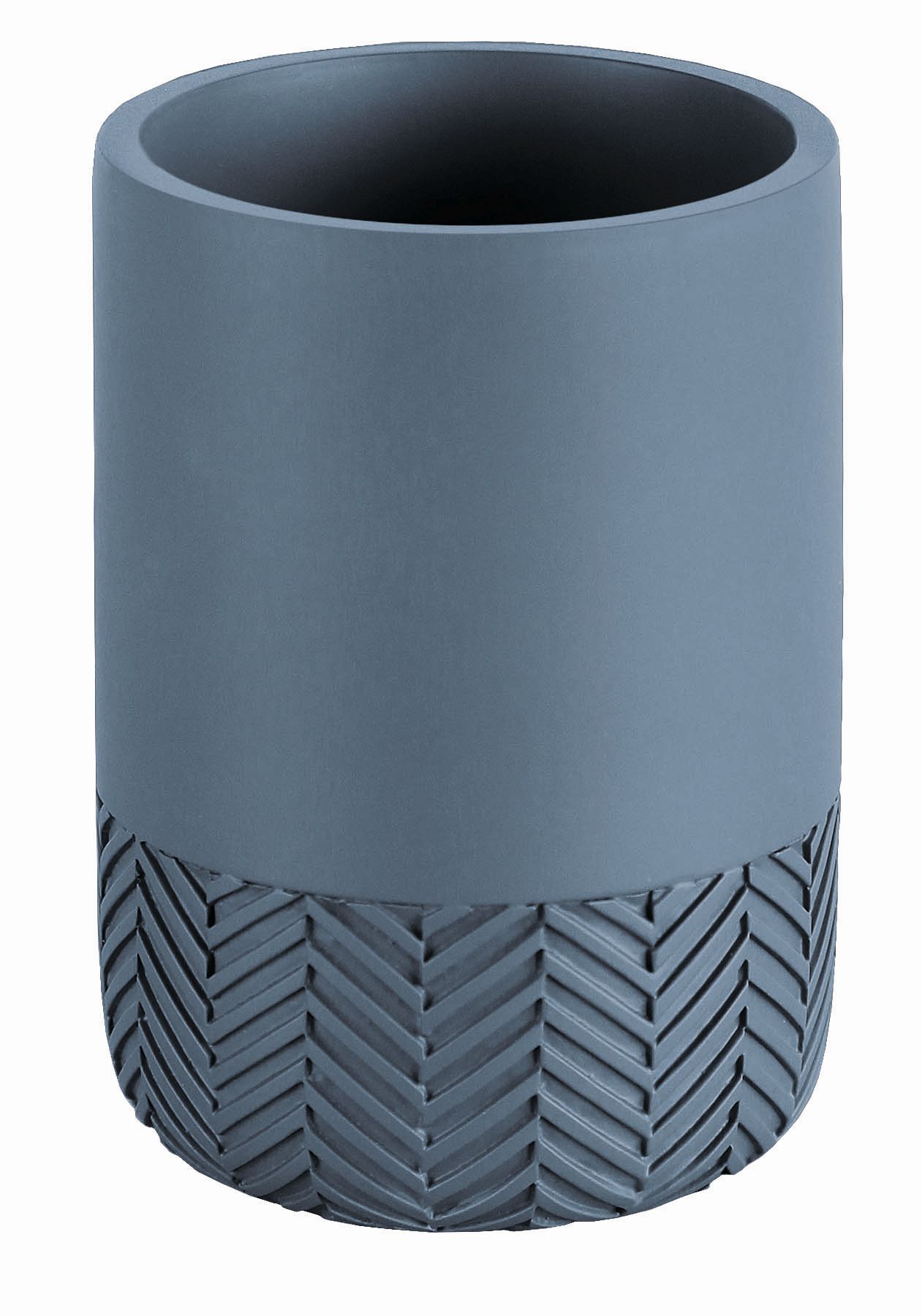 Kleine Wolke Herringbone vaso para cepillos de dientes azul 8090783852