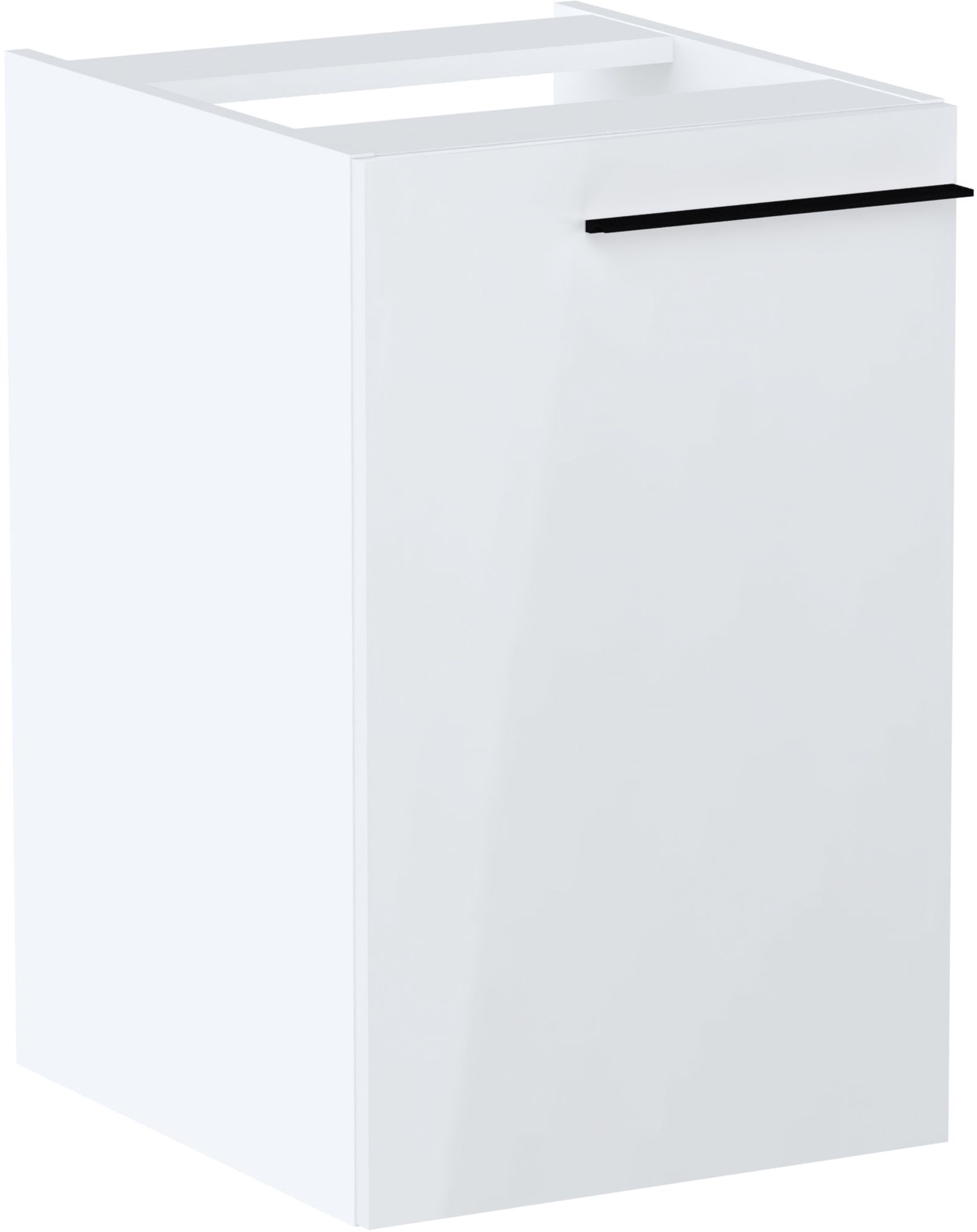 Roca Ella armario 40x44.6x63.5 cm suspendido, lateral blanco A857774806