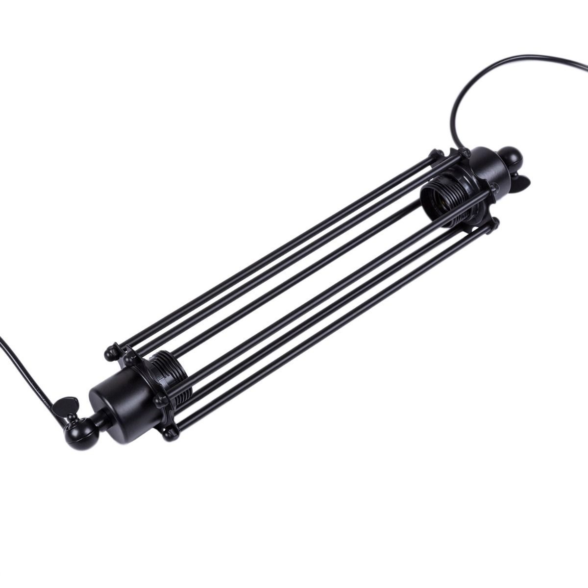 Abigali Retro lámpara colgante 1x40 W negro KRH-E27