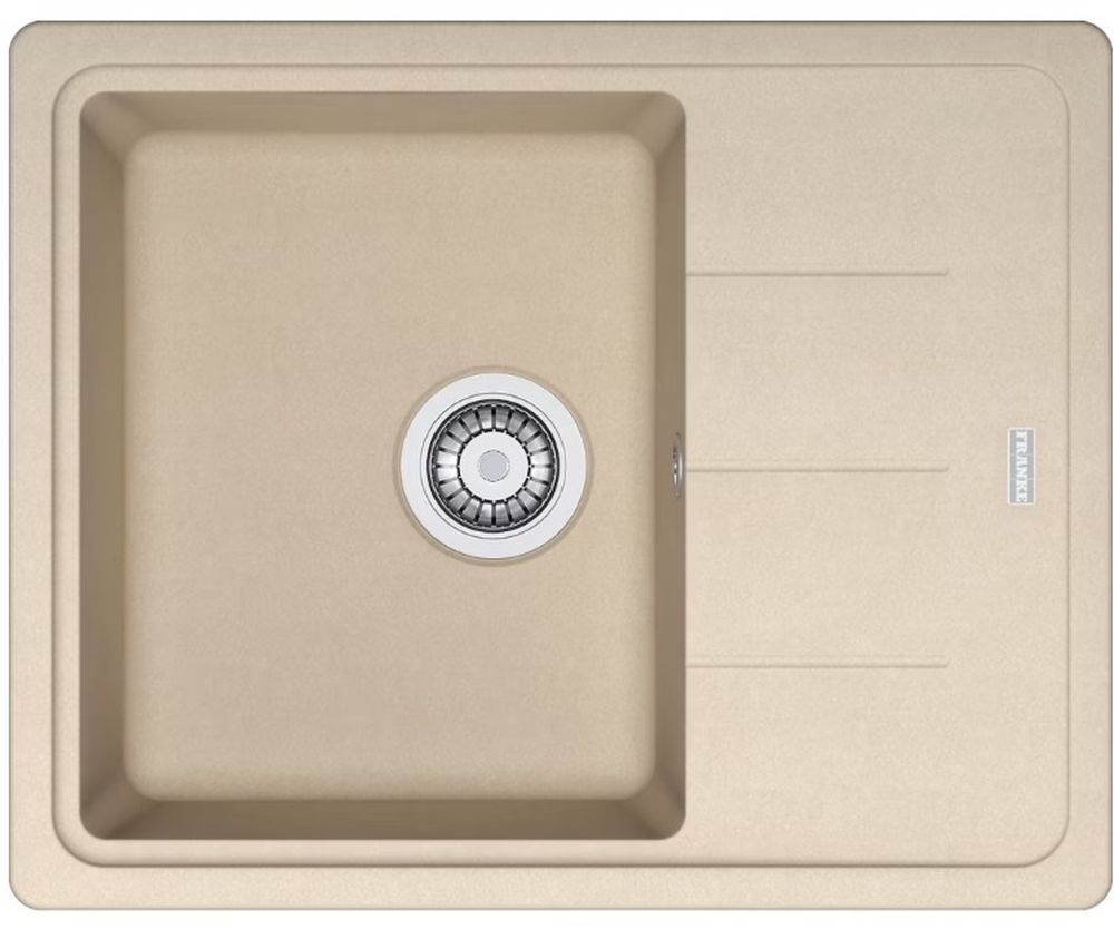 Franke Basis fregadero de granito 62x50 cm beige 114.0676.300