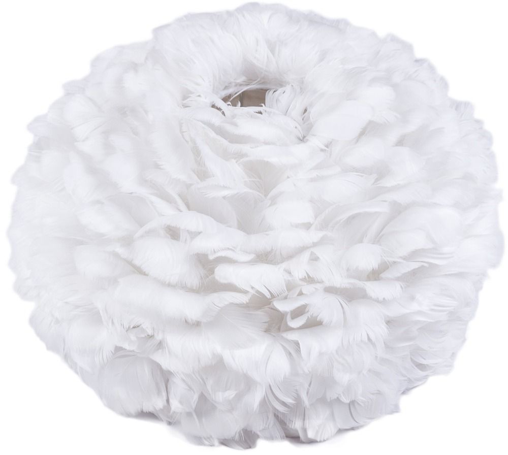 Abigali Feather lámpara colgante 1x40 W blanco CHUF-E27