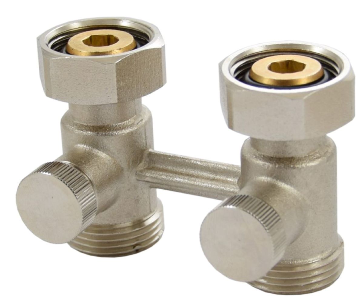 Schlosser Standard válvula para radiador níquel 600700003