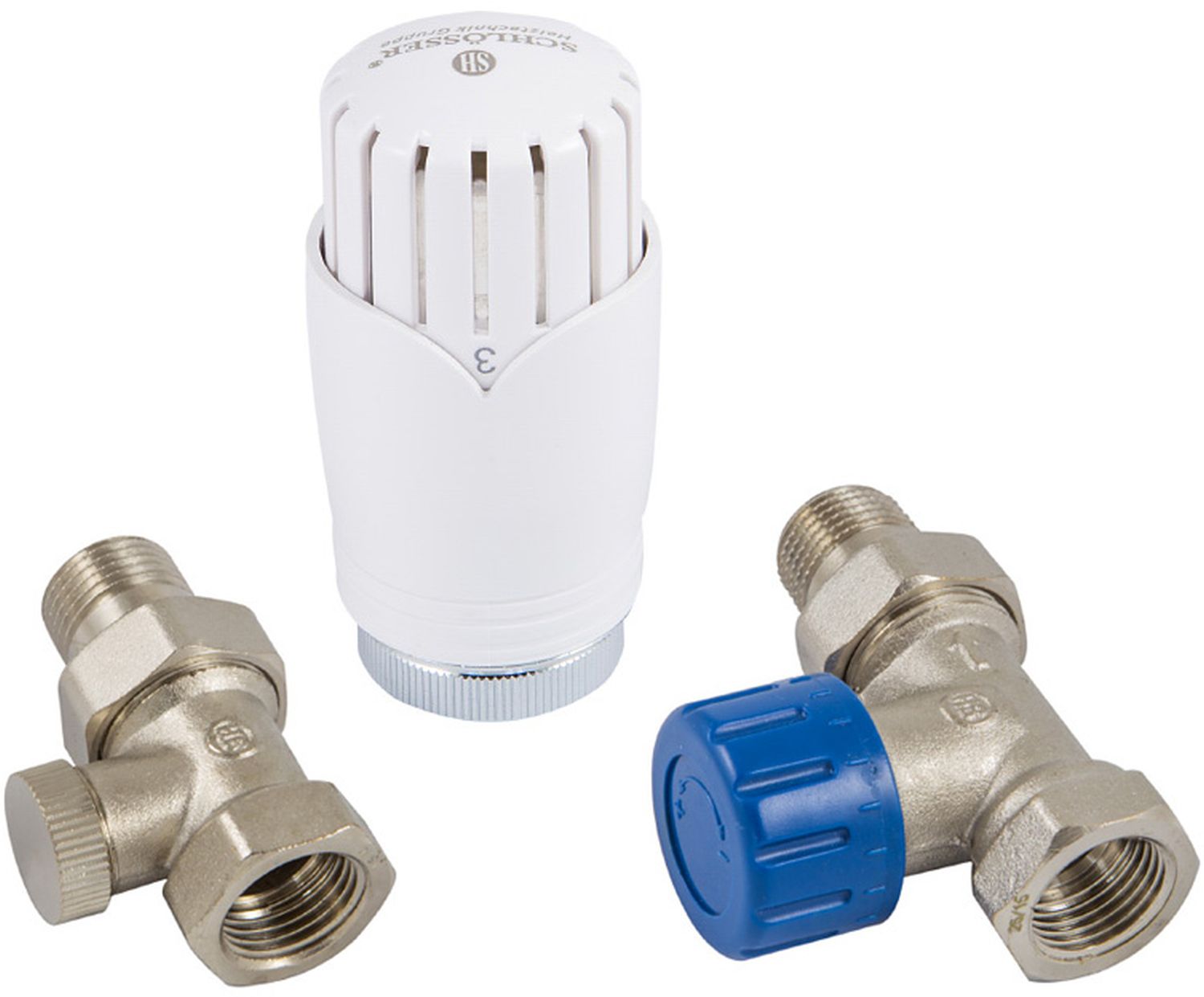 Schlosser Standard kit termostato níquel 602200002