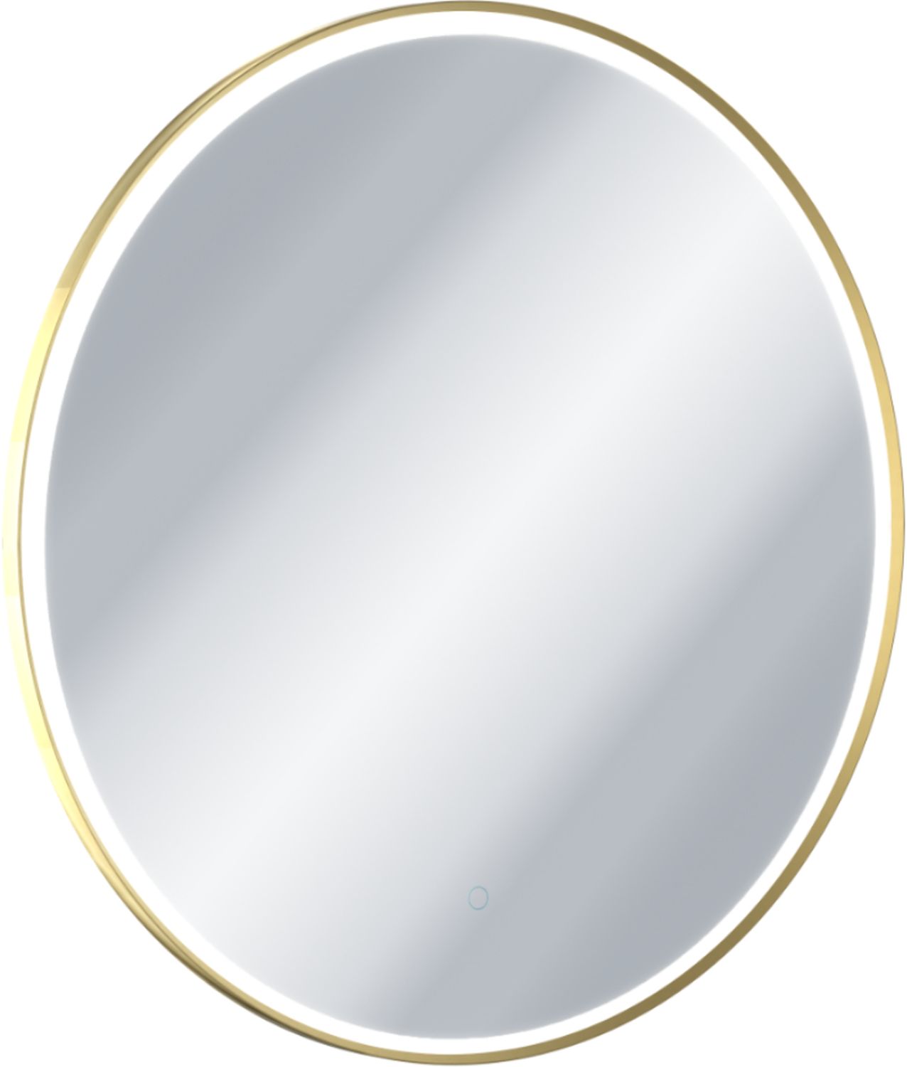 Excellent Corido espejo 80x80 cm circular con iluminación con lámina calefactora dorado DOEX.CO080.GL