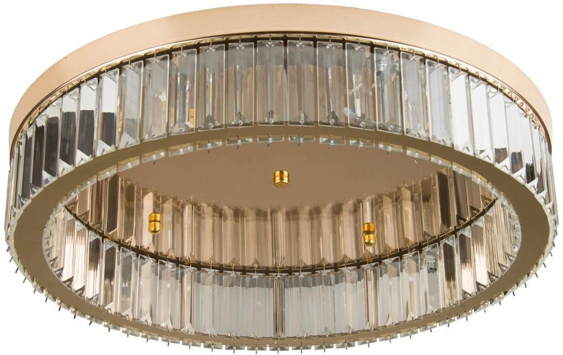 Abigali Glamour plafón 1x30 W transparente-oro GLAMOUR-50CM