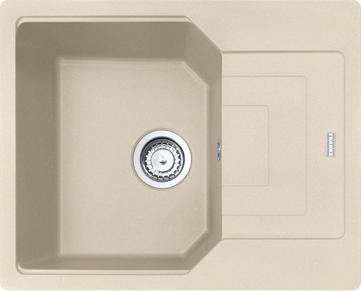 Franke Urban fregadero de granito 62x50 cm beige 114.0686.741