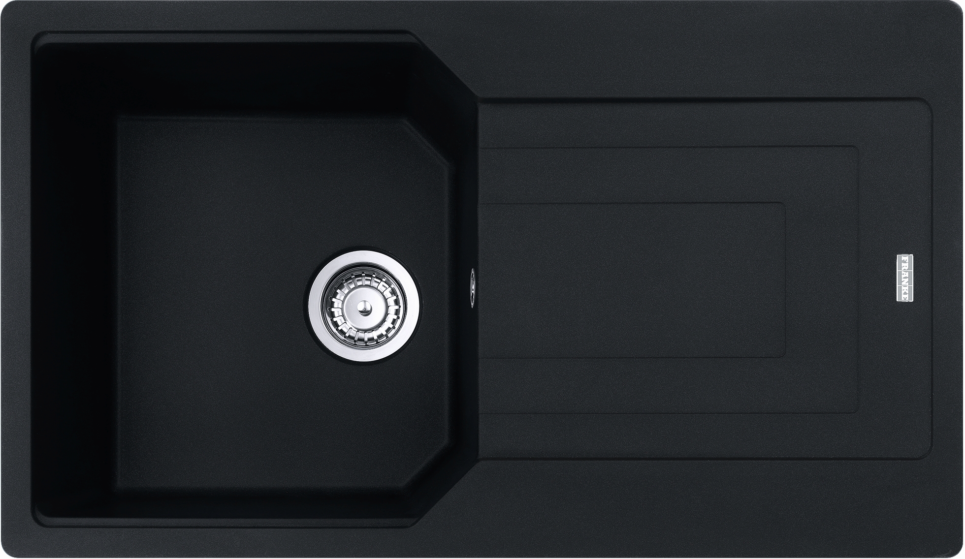 Franke Urban fregadero de granito 86x50 cm negro 114.0686.759
