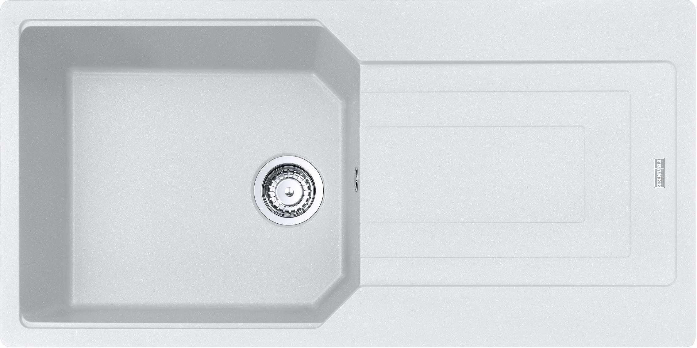 Franke Urban fregadero de granito 100x50 cm blanco 114.0687.292