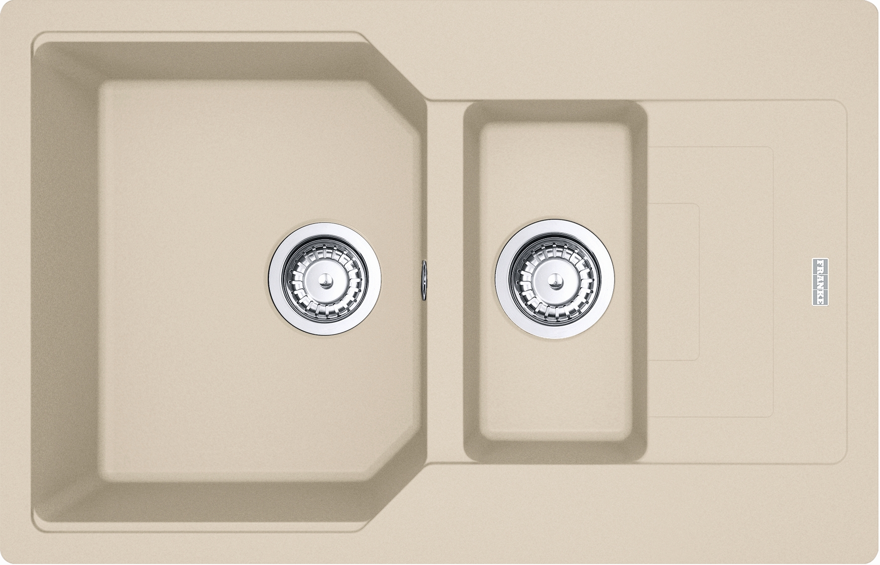 Franke Urban fregadero de granito 78x50 cm beige 114.0687.295