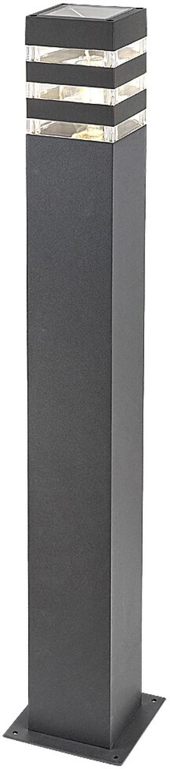 Rabalux Ankara lámpara de pie para exteriores 1x12 W transparente-antracita 7380