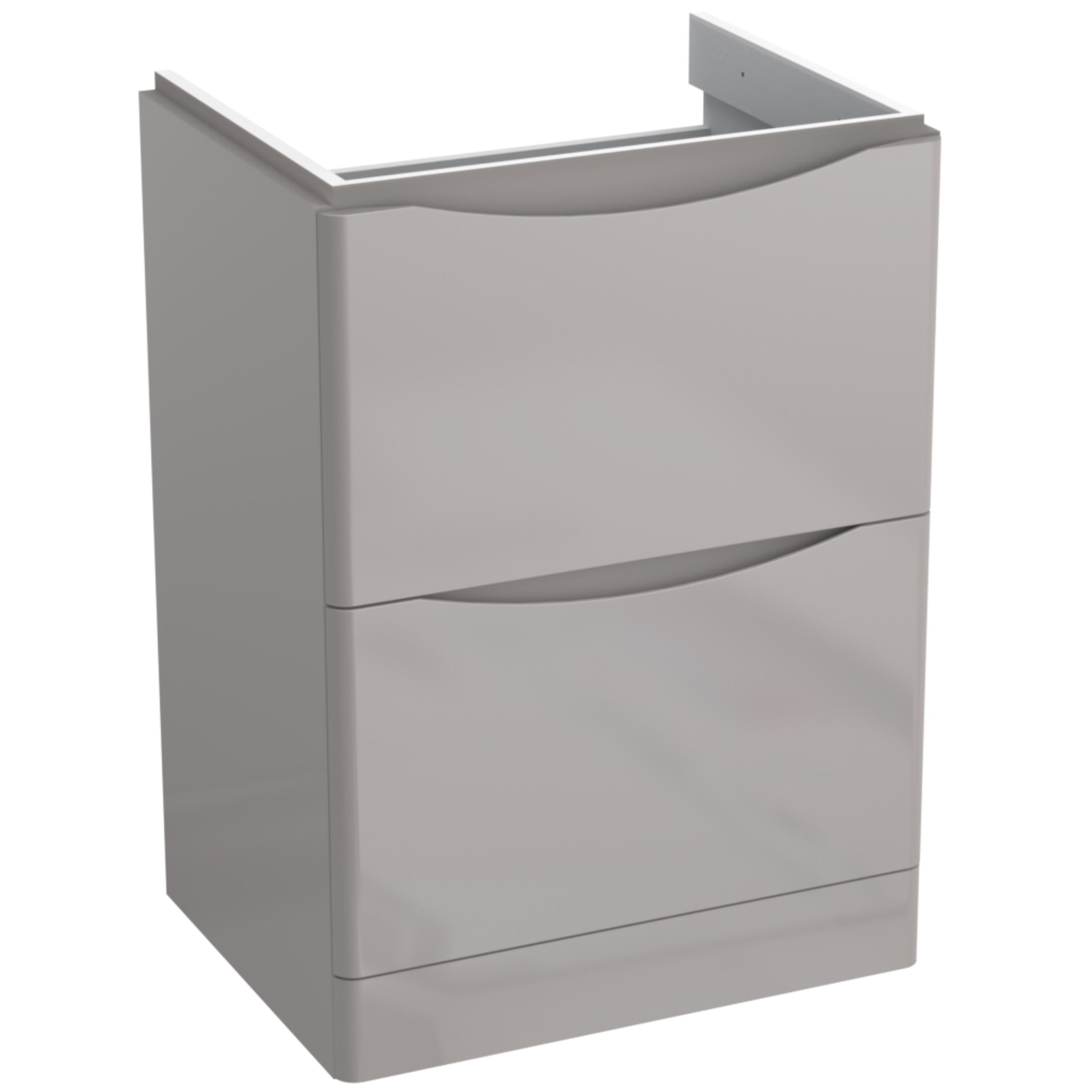 Strama Austin armario 58.6x44.6x81.7 cm de pie, para lavabo gris 11.102.04