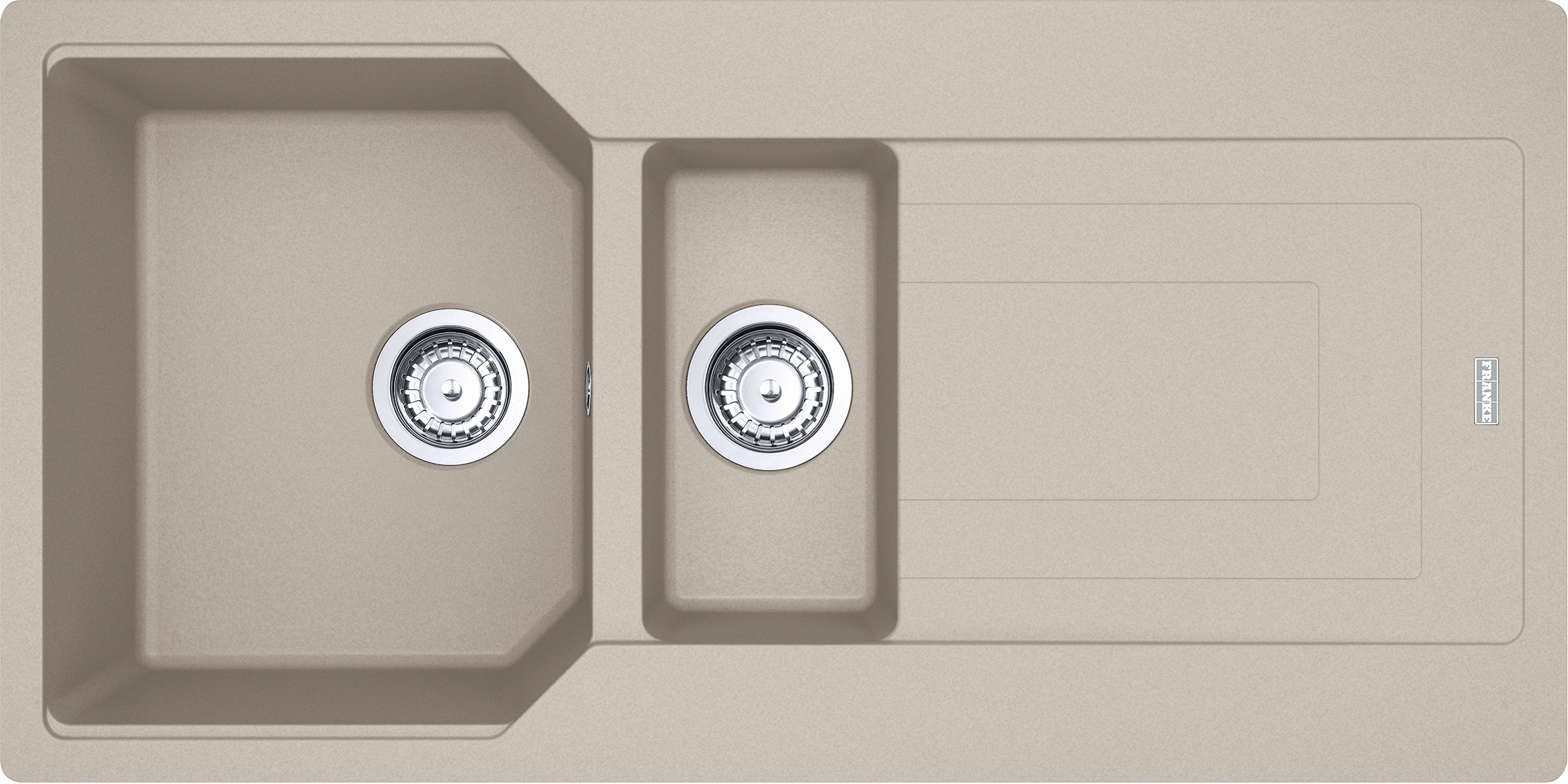 Franke Urban fregadero de granito 100x50 cm beige 114.0686.777