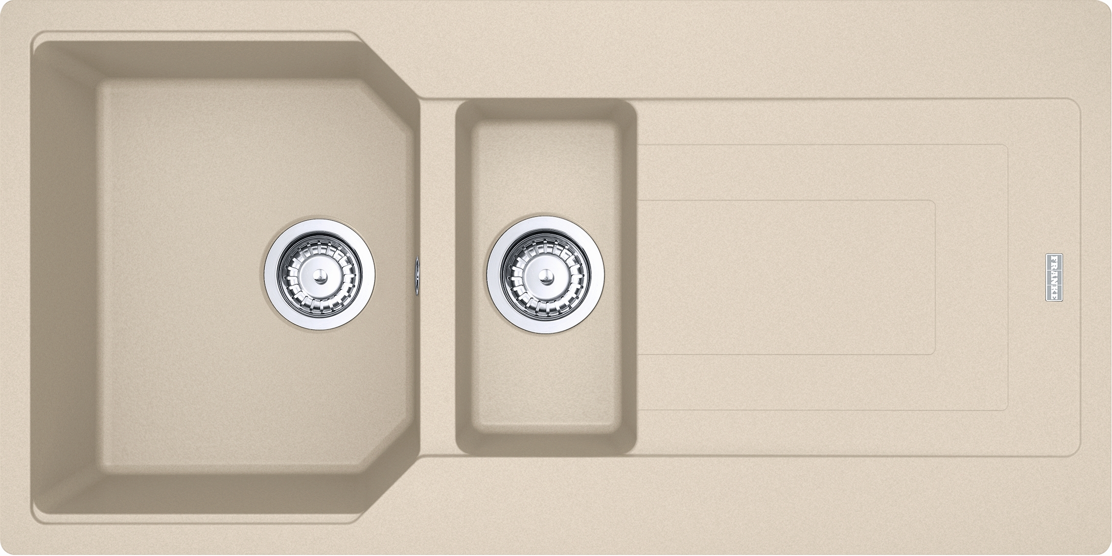 Franke Urban fregadero de granito 100x50 cm beige 114.0686.778