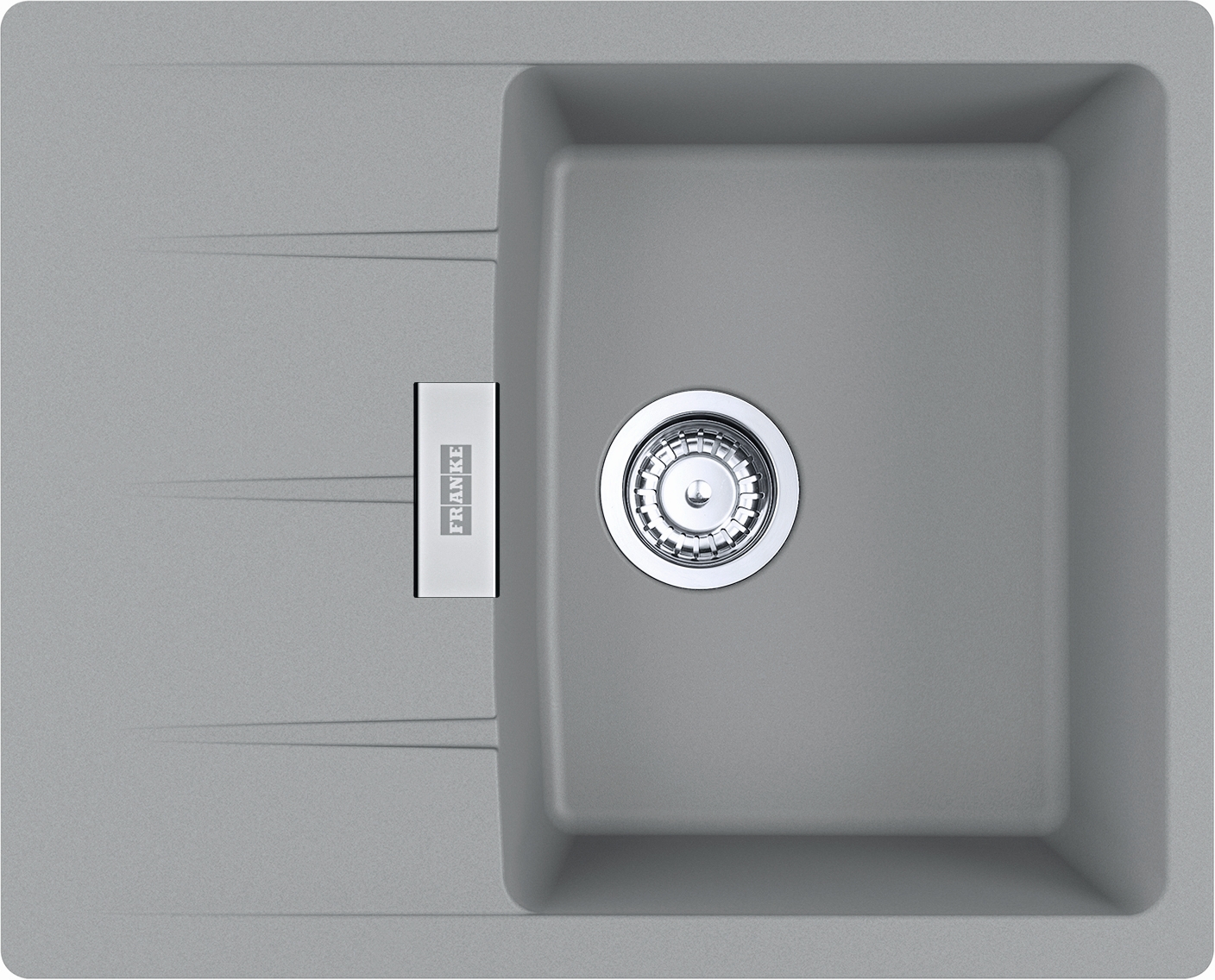 Franke Centro fregadero de granito 62x50 cm gris/grafito/ónix 114.0687.315