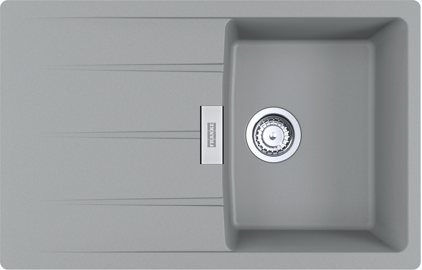 Franke Centro fregadero de granito 78x50 cm gris/grafito/ónix 114.0687.320