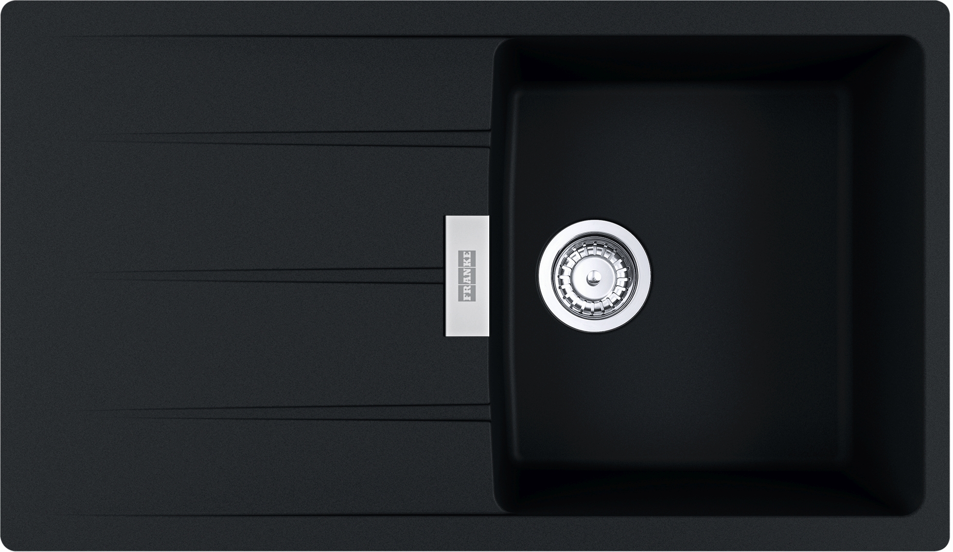 Franke Centro fregadero de granito 86x50 cm gris/grafito/ónix 114.0687.330