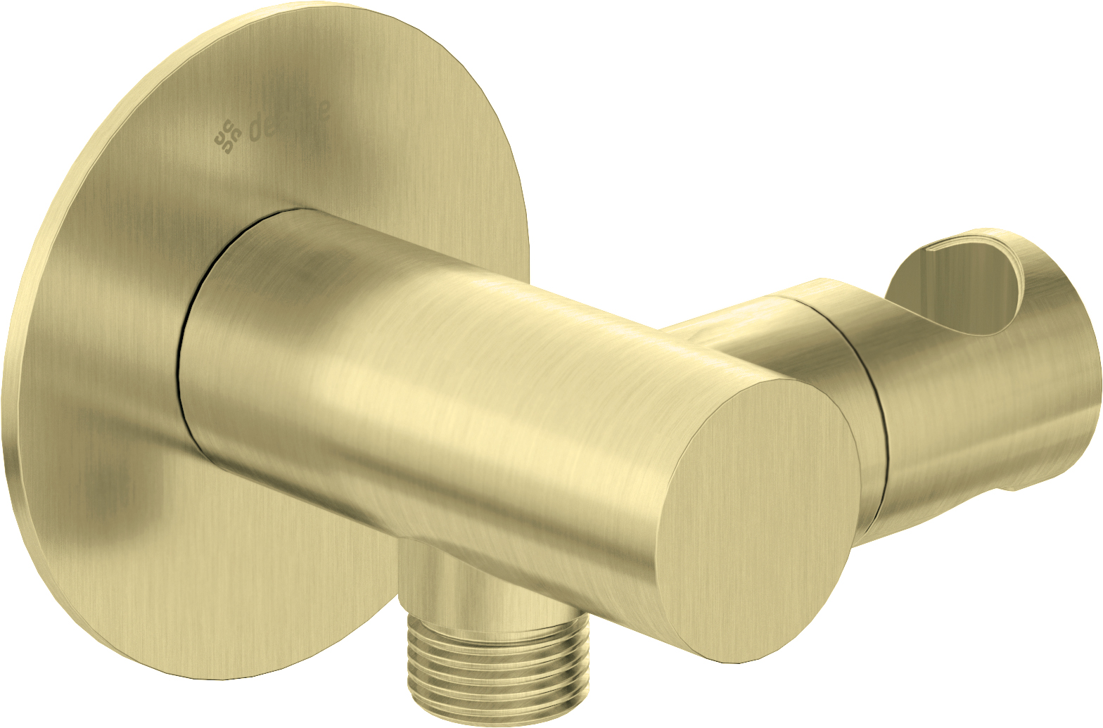 Deante Silia codo de conexión a pared oro NQSR57K