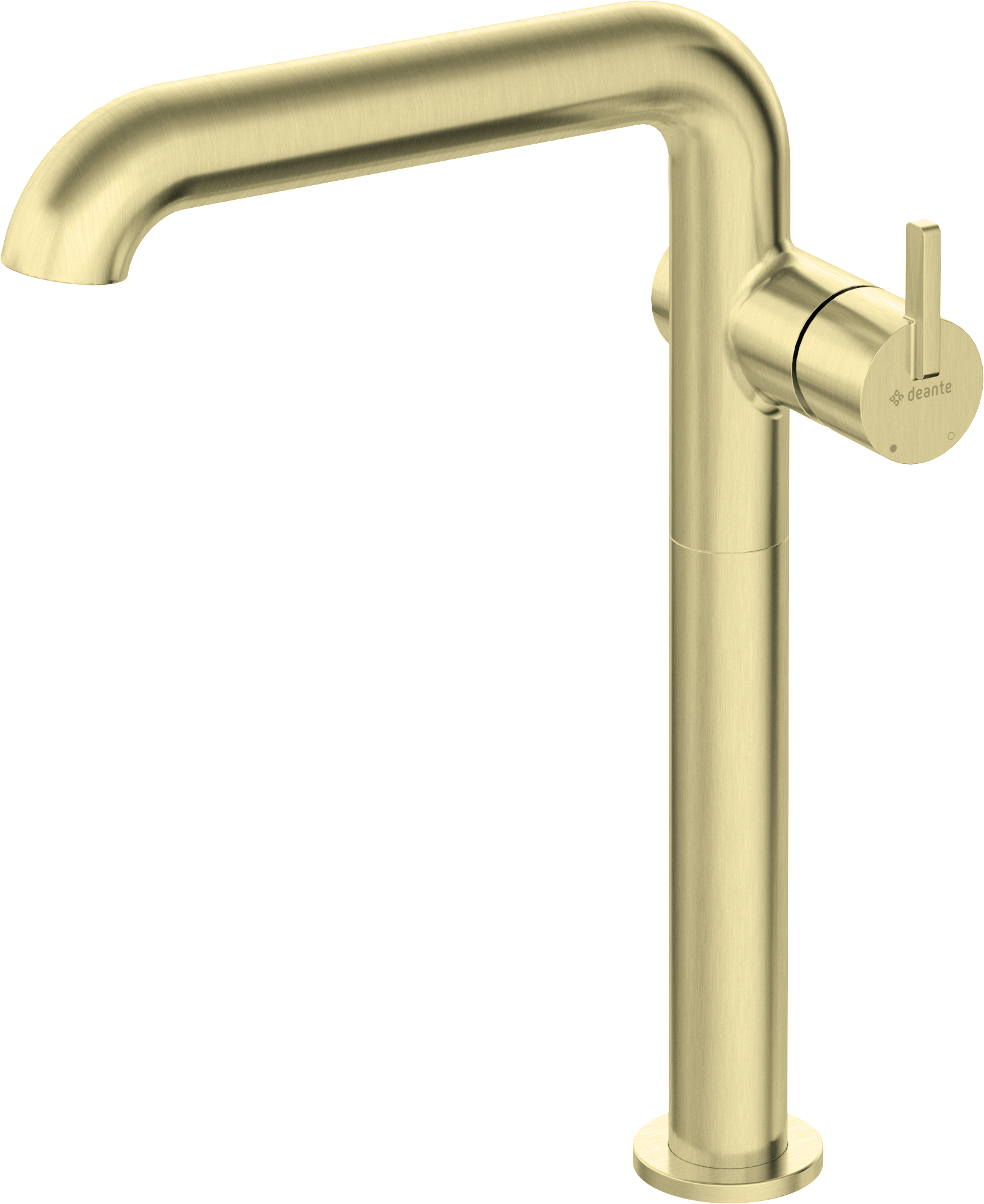 Deante Silia grifo para lavabo de pie oro BQSR24K