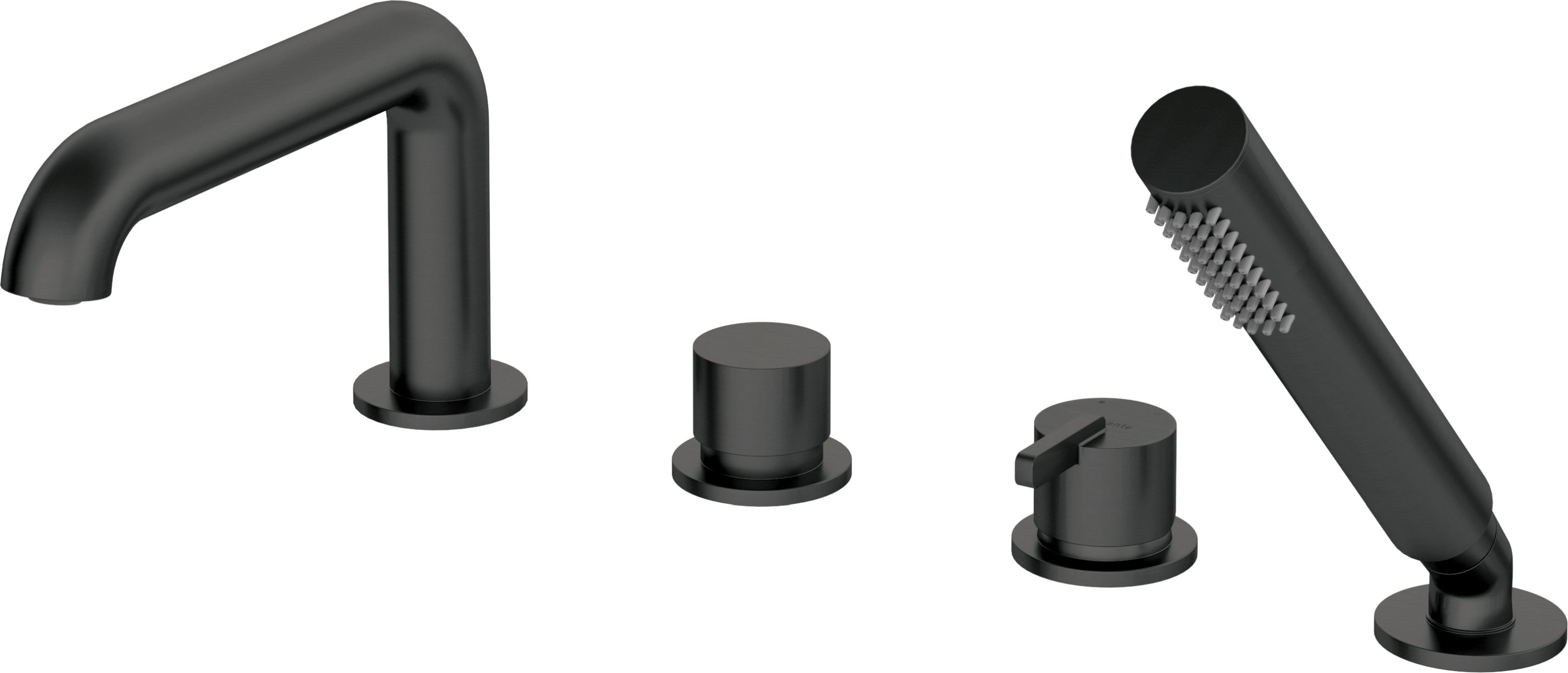 Deante Silia grifo de bañera y ducha en bañera negro BQSN14M