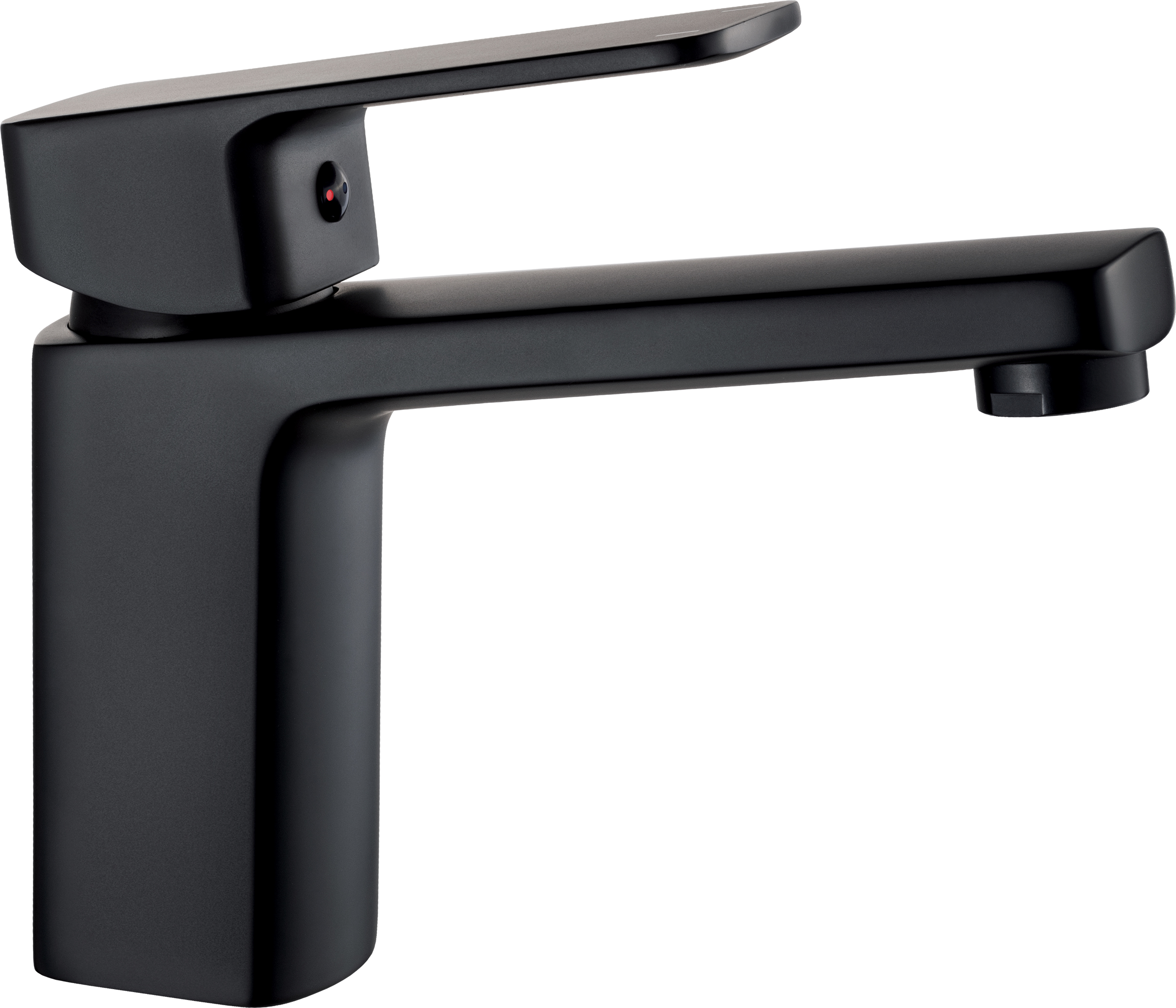 Deante Neo Maro grifo para lavabo de pie negro BLON20M
