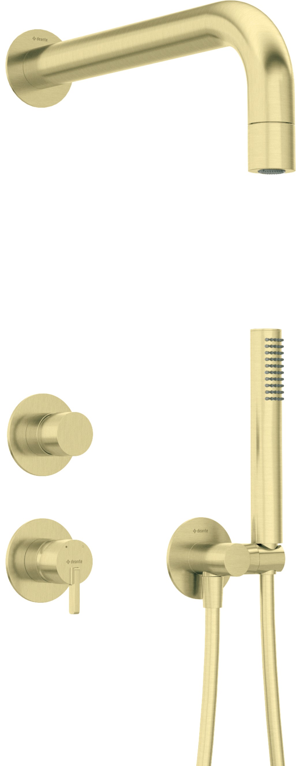 Deante Silia conjunto de ducha empotrado oro NQSR9XK