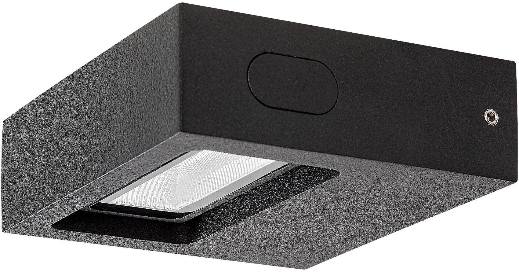 Rabalux Ganges lámpara de pared para exteriores 1x7 W negro-transparente 7052