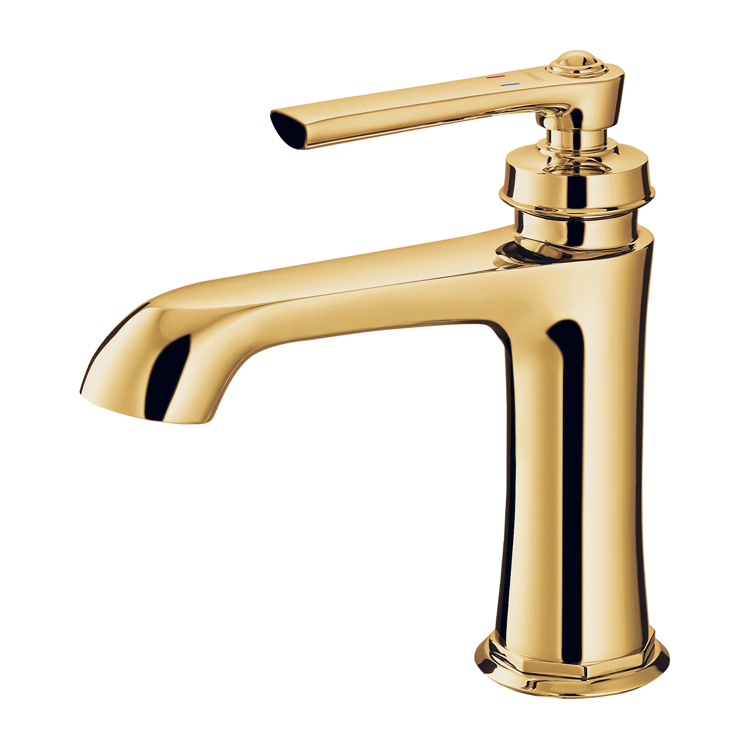 Omnires Armance grifo para lavabo de pie oro AM5210GL