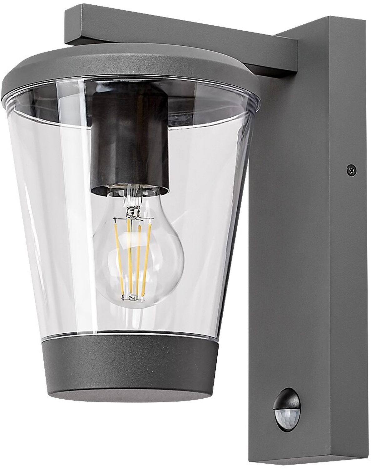 Rabalux Savano lámpara de pared para exteriores 1x40 W transparente-antracita 7267