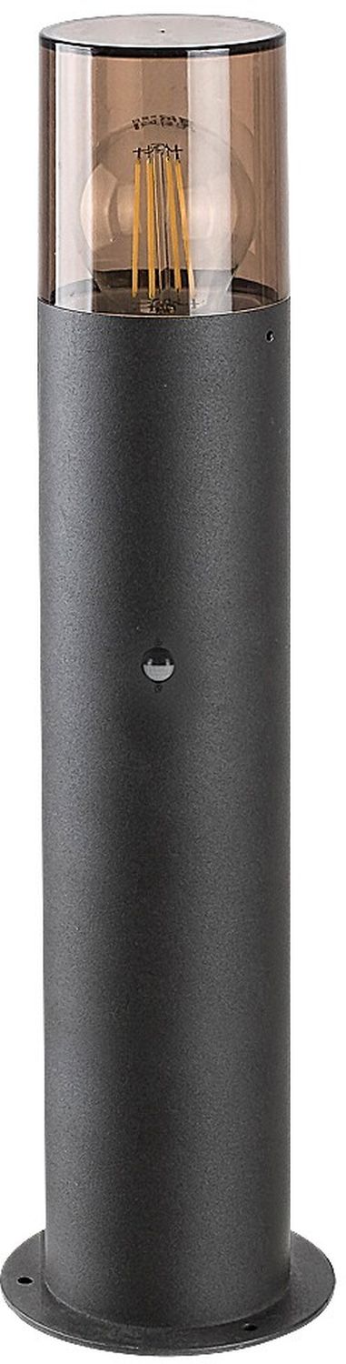Rabalux Teplice lámpara de pie para exteriores 1x12 W negro-ahumado 77027