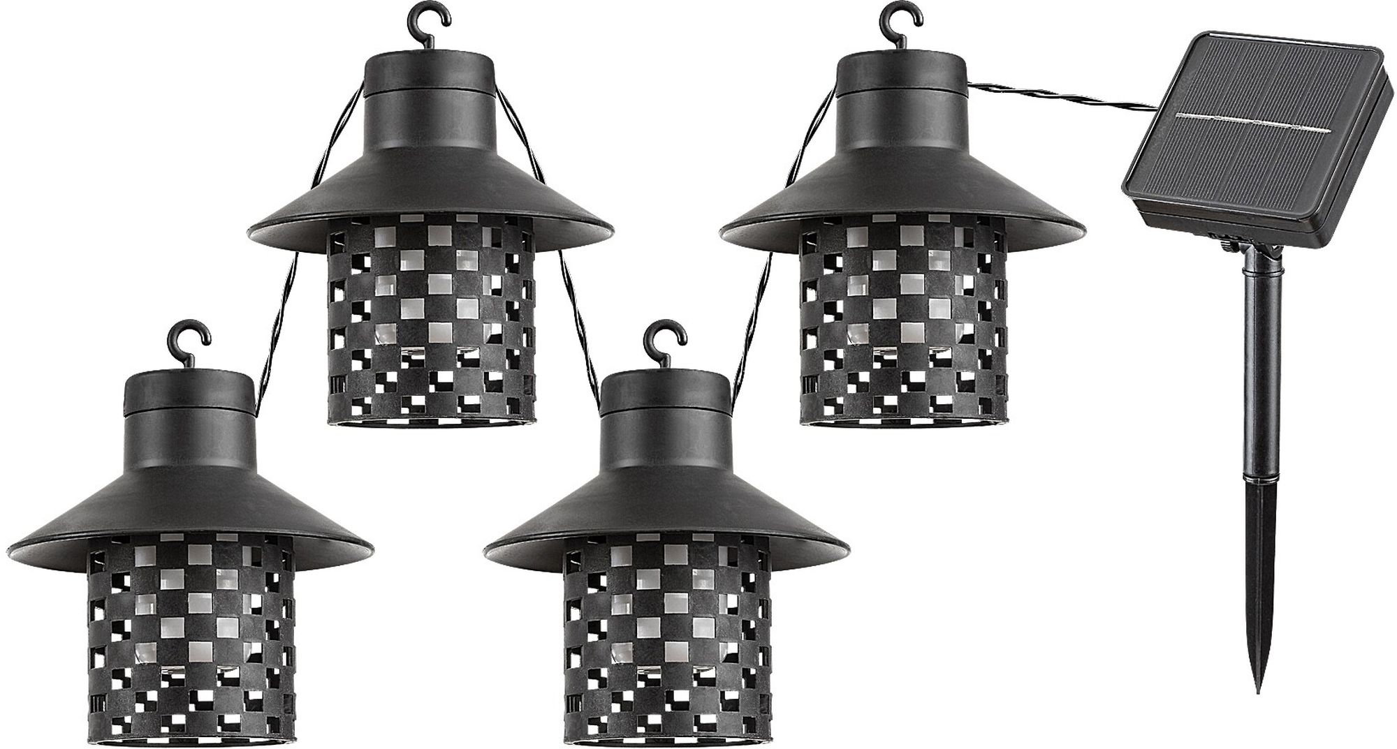 Rabalux Ximpu guirnalda exterior x0.1 W negro 77003