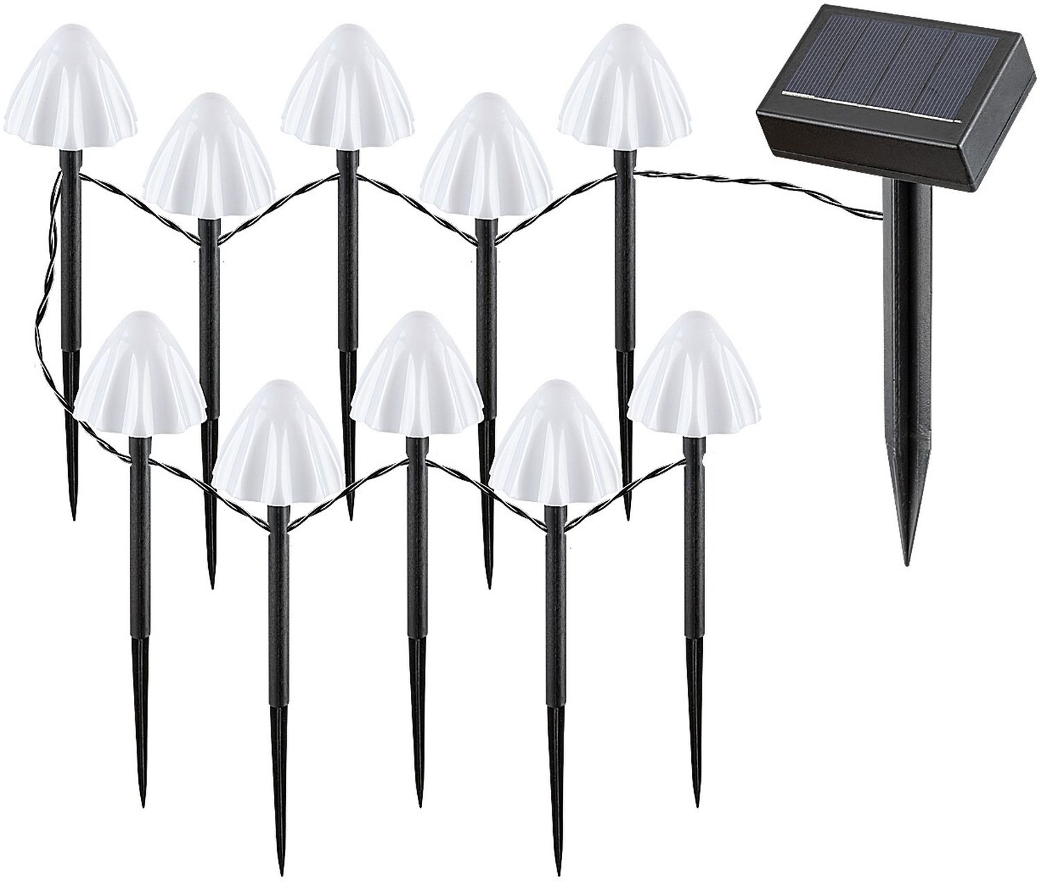 Rabalux Skadar lámpara de suelo x2 W blanco-negro 77007