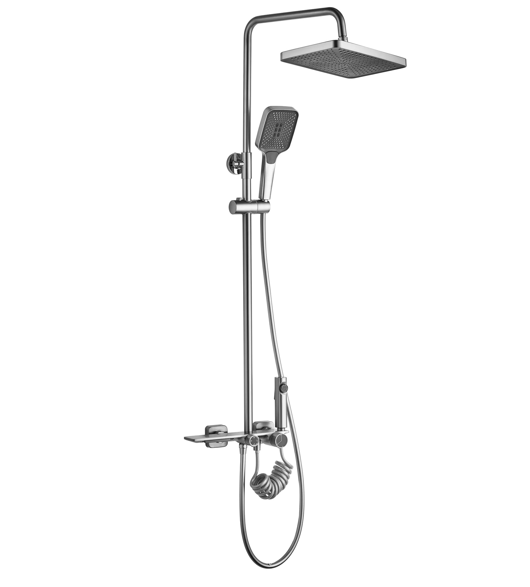 Rea Helix conjunto de ducha a pared con rociador con efecto lluvia || REA-P6622