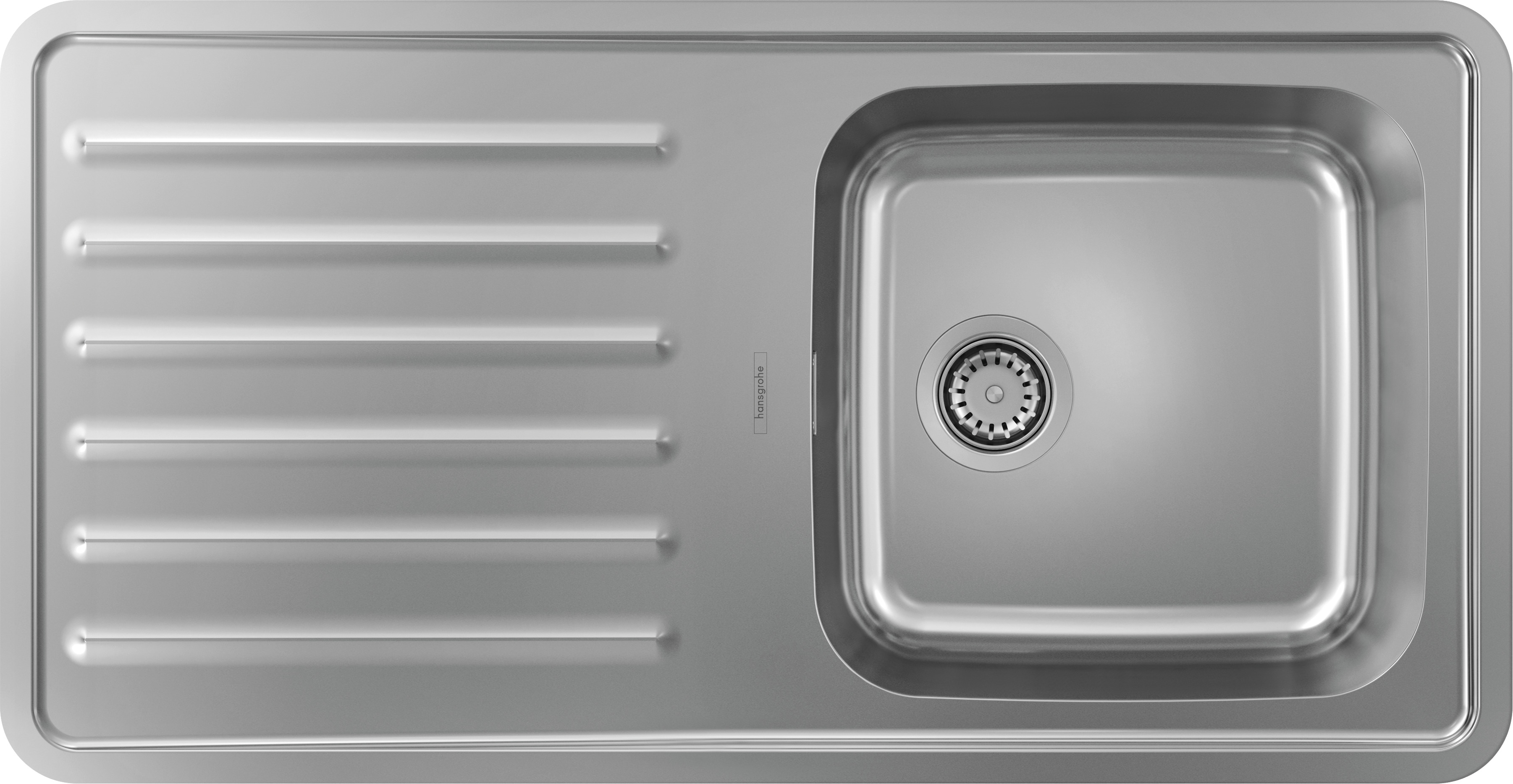 Hansgrohe S41 fregadero de acero 97.5x50.5 cm 43341800