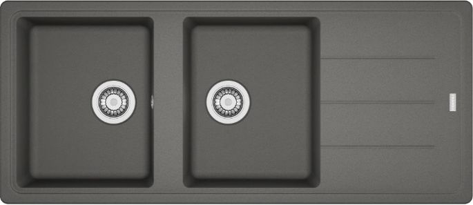 Franke Basis fregadero de granito 116x50 cm gris/grafito/ónix 114.0676.262