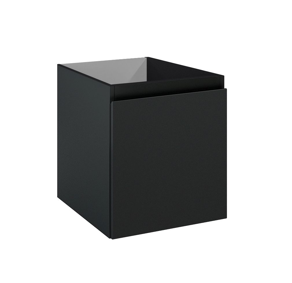 Oltens Vernal armario 40x45.6x47 cm suspendido, para lavabo negro 60018300