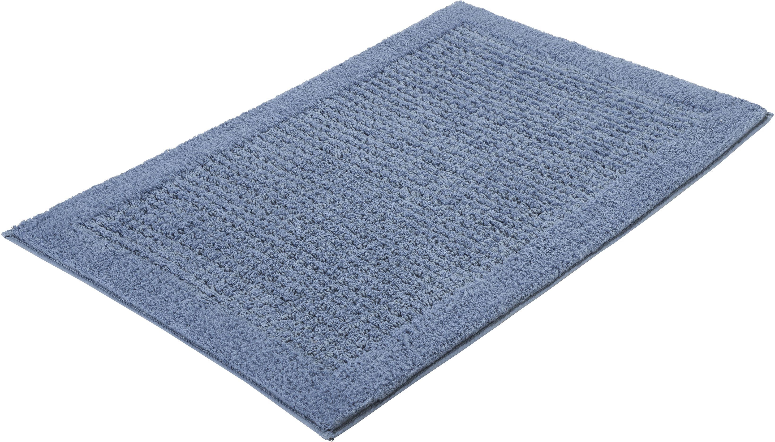 Kleine Wolke Net alfombrilla para baño 90x60 cm rectangular azul 9171746519