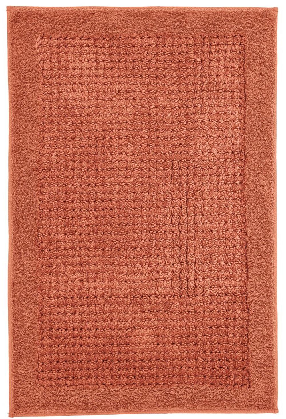 Kleine Wolke Net alfombrilla para baño 120x70 cm rectangular naranja 9171304225