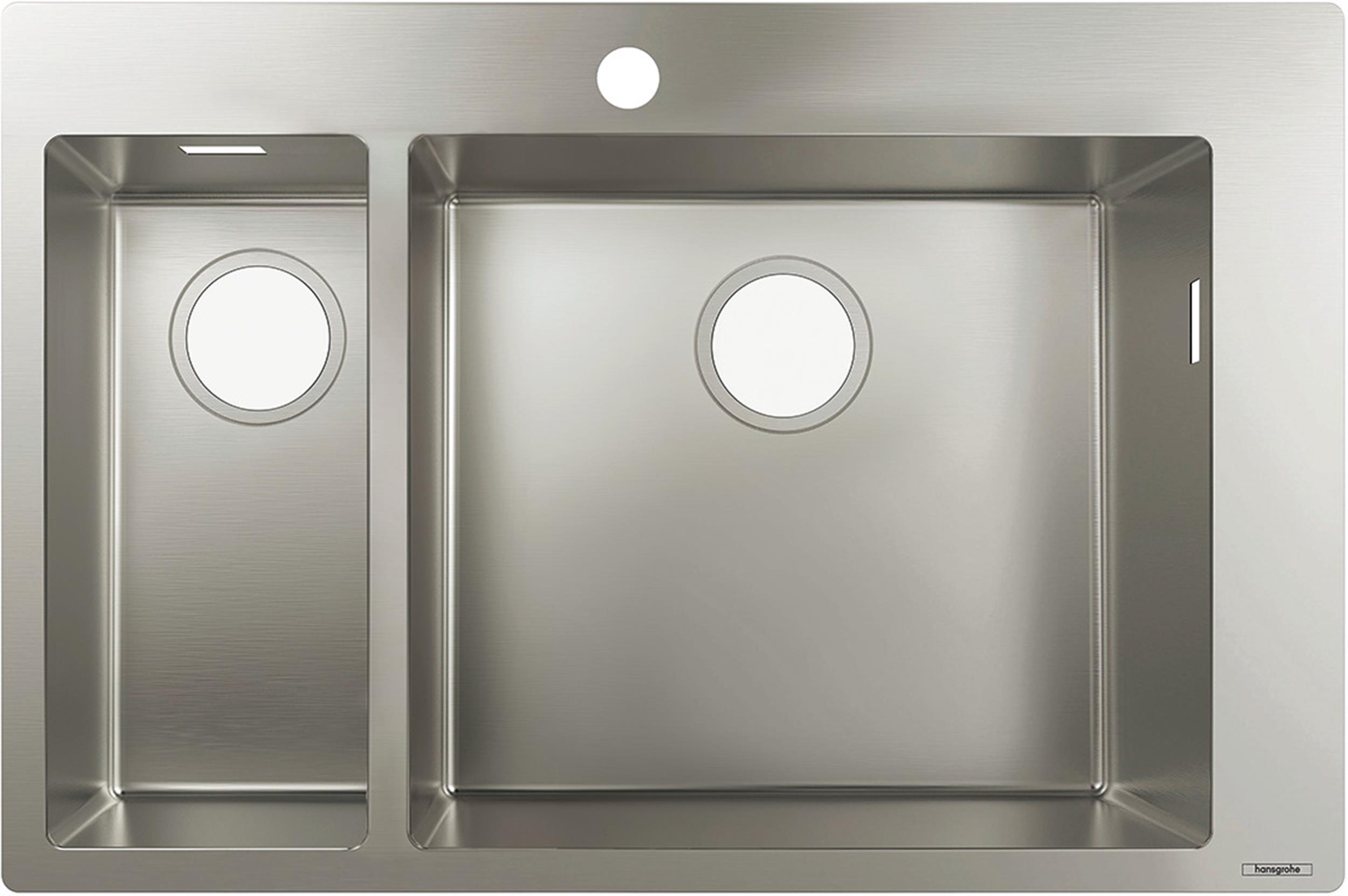 Hansgrohe ShowerTablet fregadero de acero 75.5x50 cm 43309800