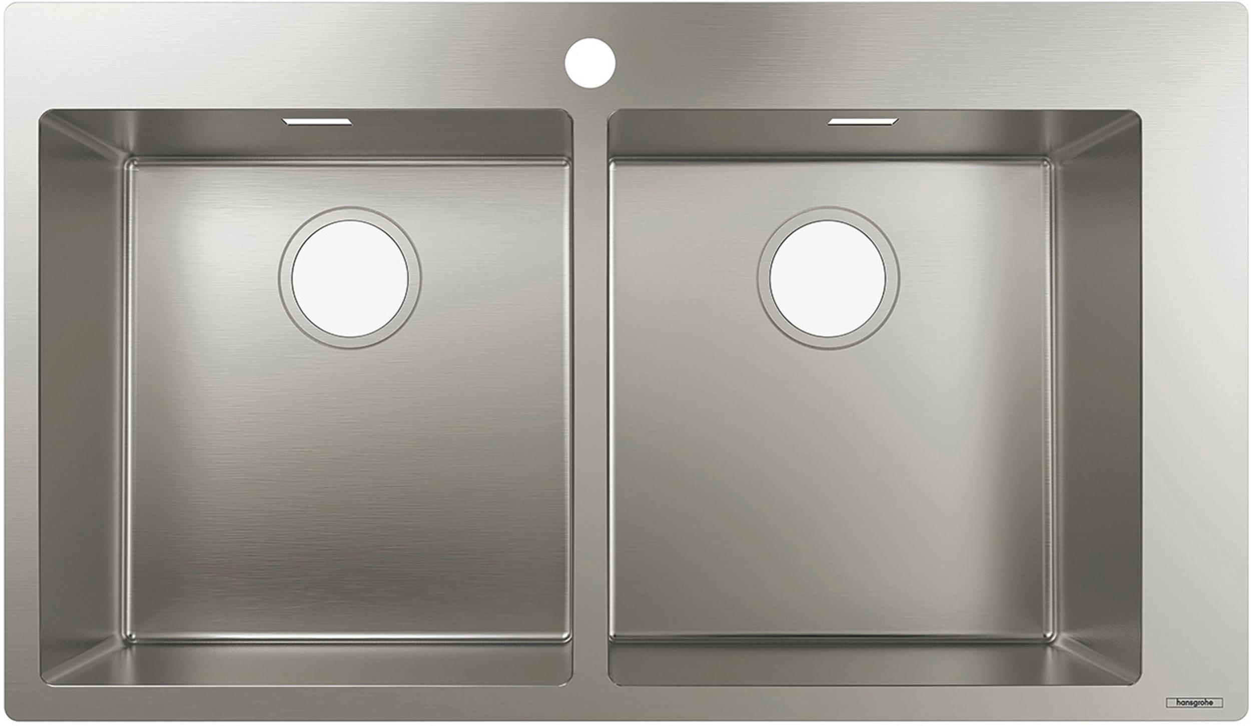 Hansgrohe S 71 fregadero de acero 86.5x50 cm 43303800