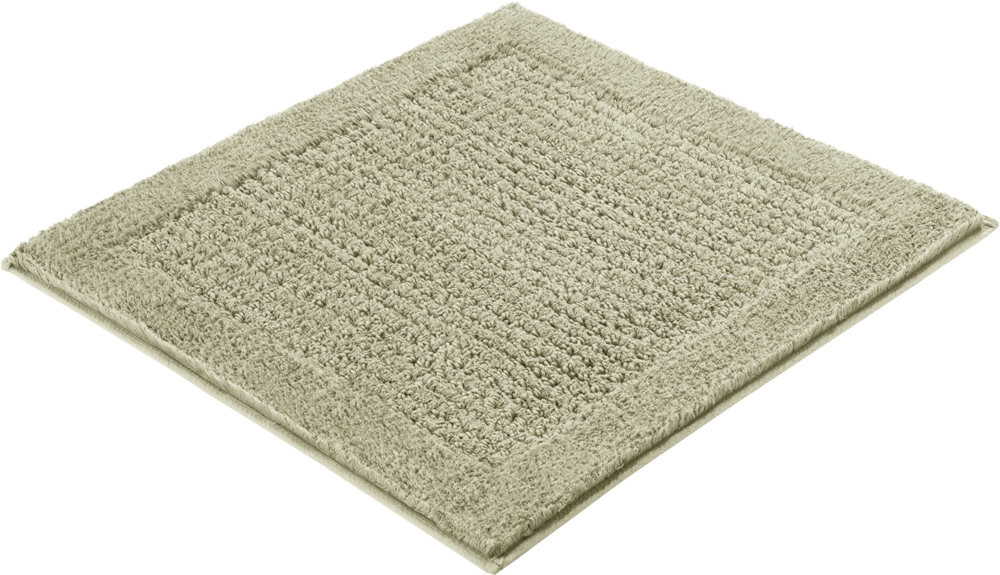 Kleine Wolke Net alfombrilla para baño 60x60 cm cuadrada verde 9171652135