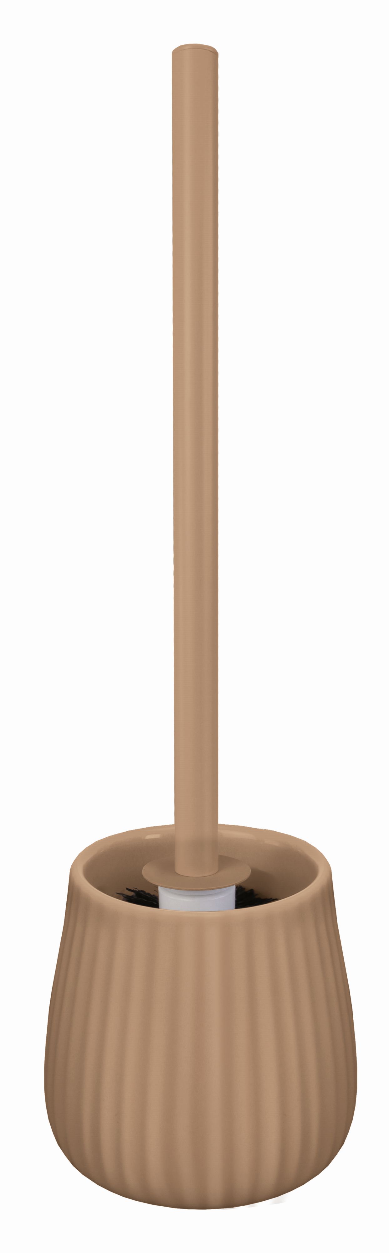 Kleine Wolke Groove escobilla de baño apoyado marrón 8091314856