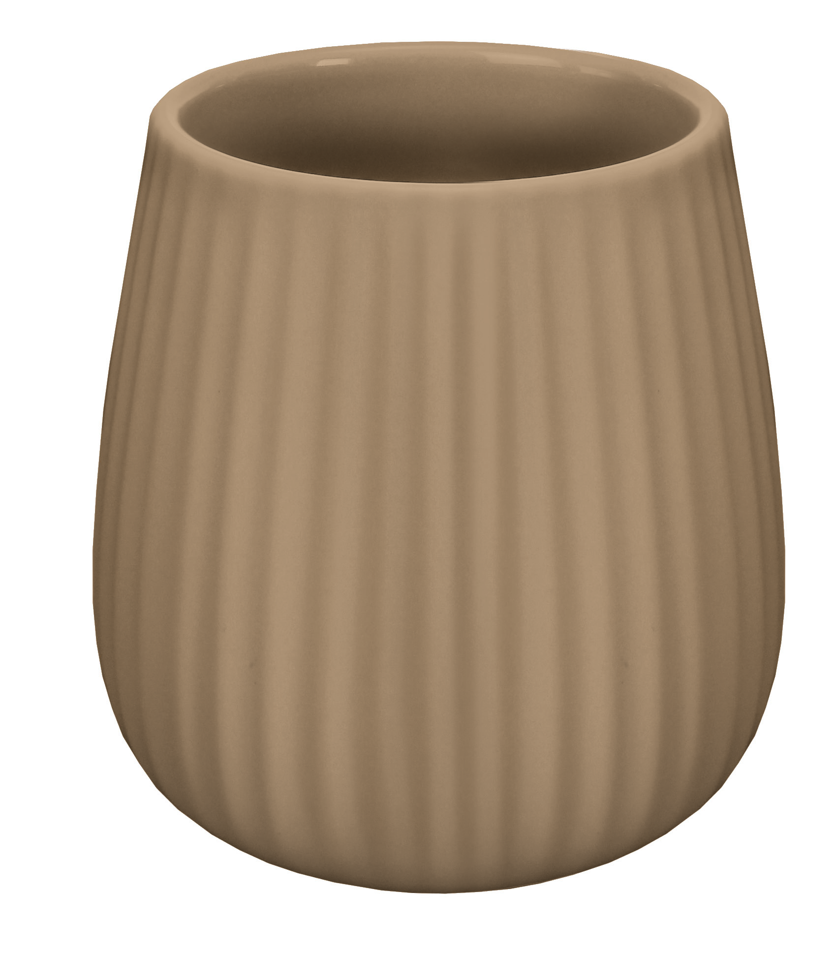 Kleine Wolke Groove vaso para cepillos de dientes marrón 8091314852