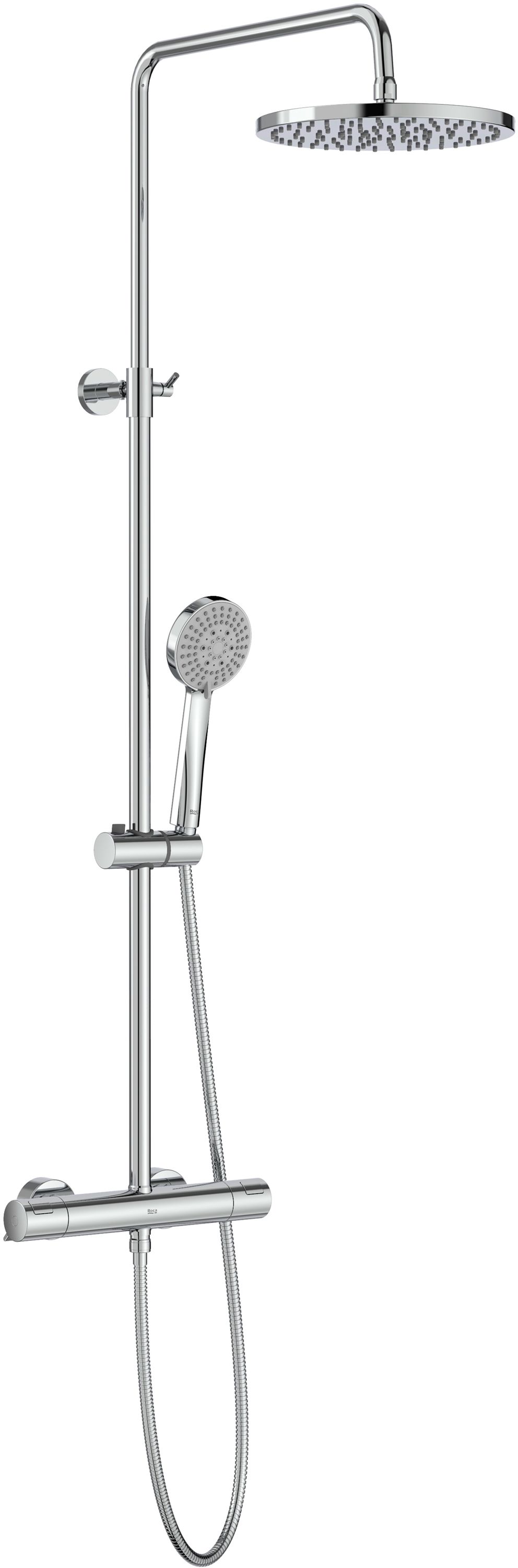 Roca Victoria conjunto de ducha a pared con termostato cromo A5A2F18C00