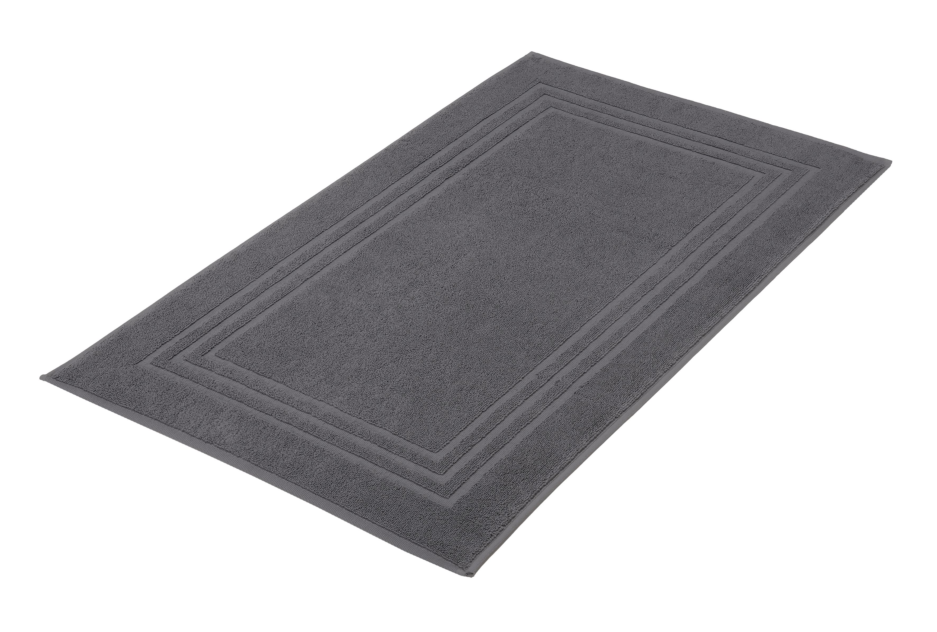 Kleine Wolke Lodge alfombrilla para baño 80x50 cm rectangular gris 3009912207