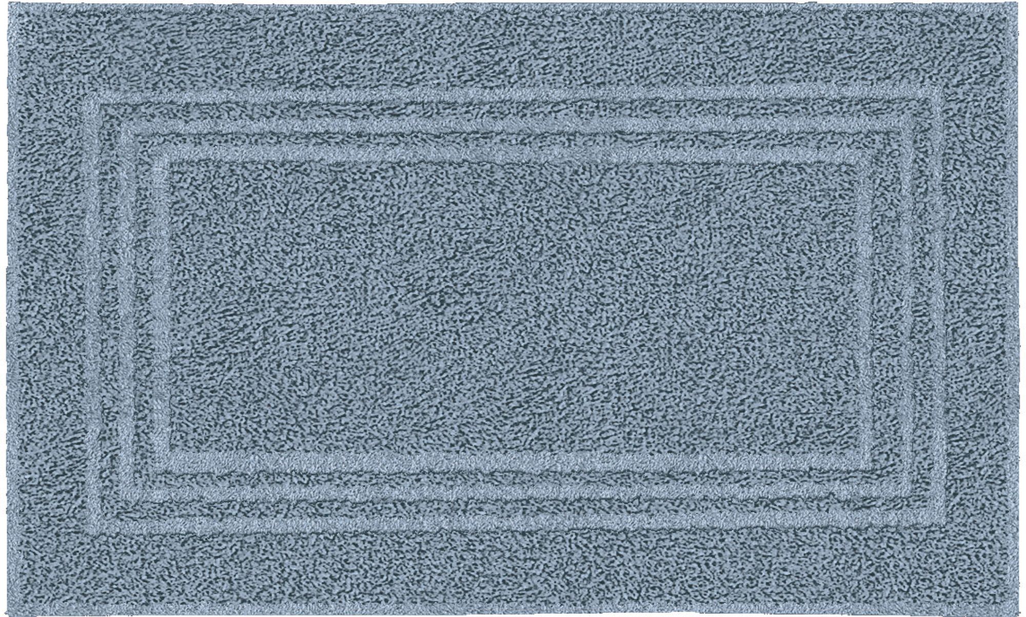 Kleine Wolke Lodge alfombrilla para baño 80x50 cm rectangular azul 3009746207